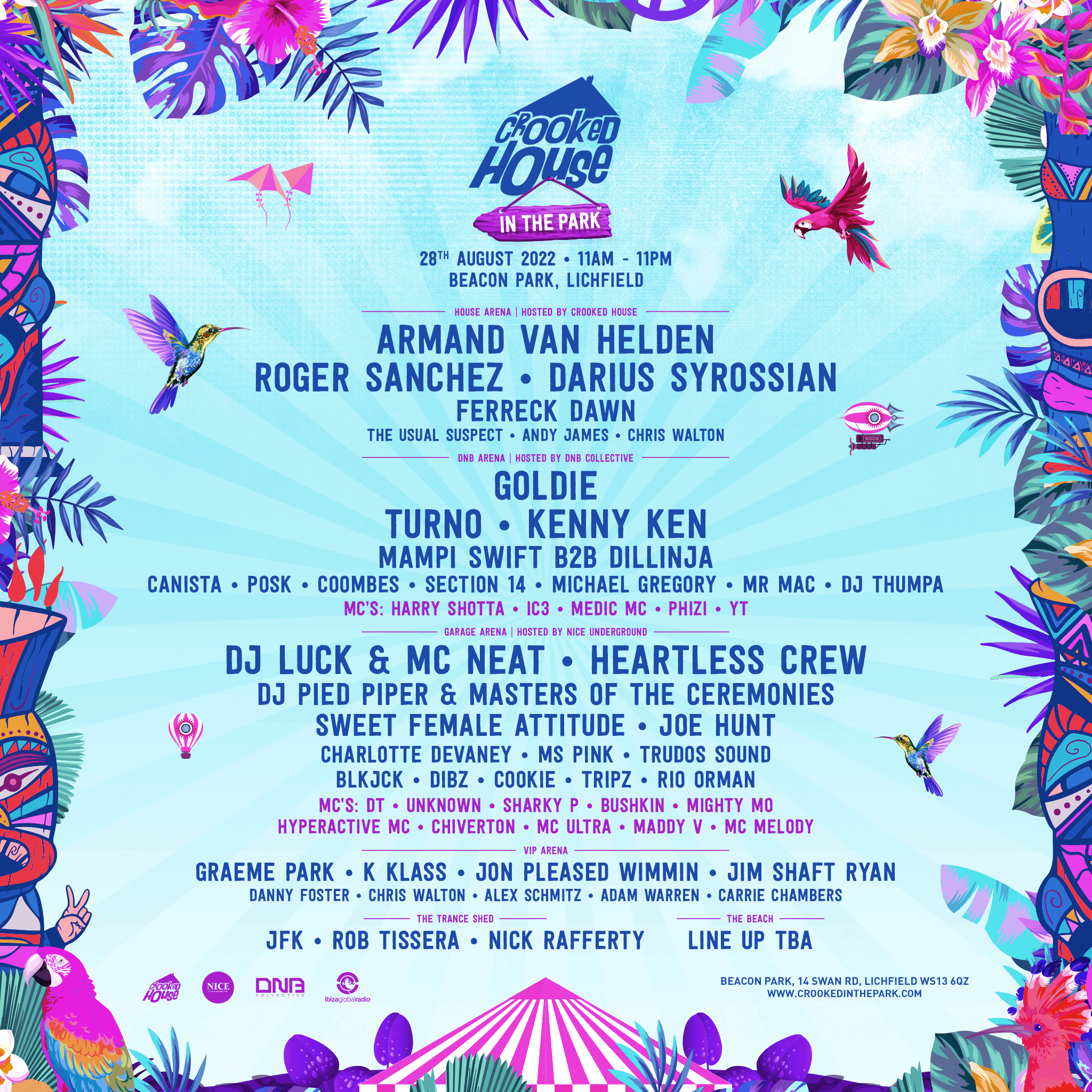 Crooked House 2022 flier