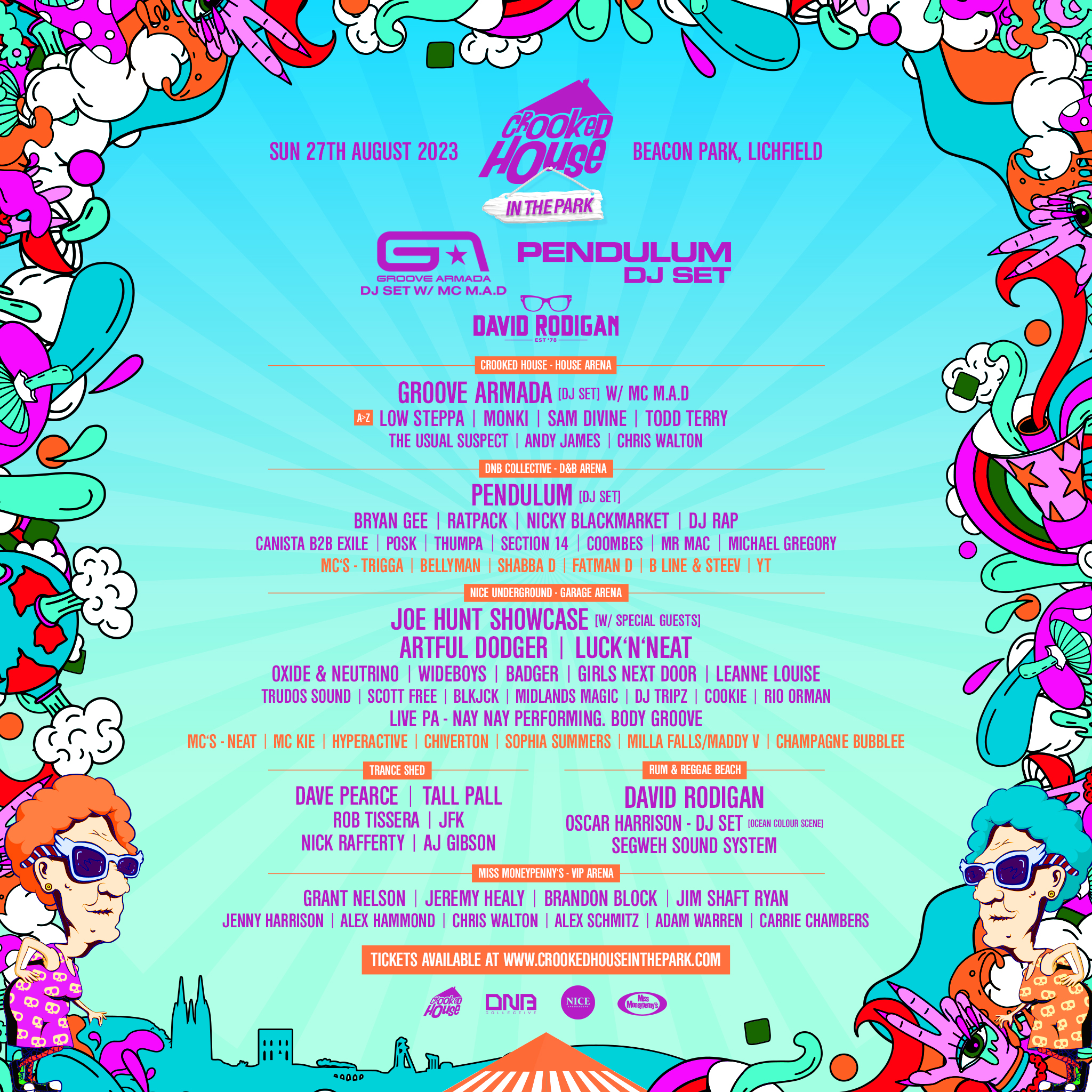 Crooked House 2023 flier